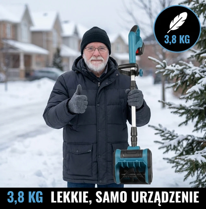 Elektryczna szczotka do śniegu